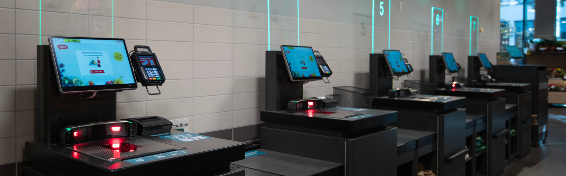 SelfScan bei Rewe Mattusch in Dresden