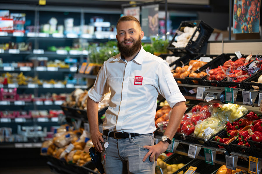 Herr Mattusch von Rewe Mattusch in Dresden